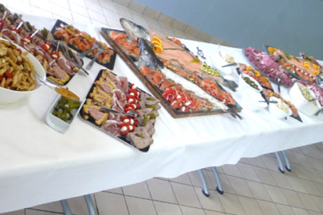 Buffet coktail particulier poisson