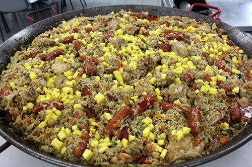 Repas caquelon jambalaya traiteur