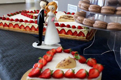 mariage fraisier sur mesure traiteur