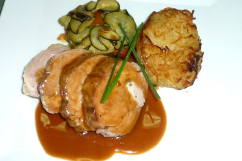 mariage plat viande veau traiteur