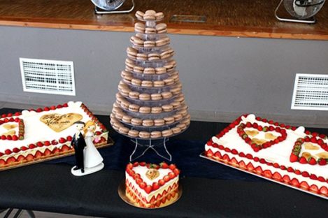 Mariage dessert macaron