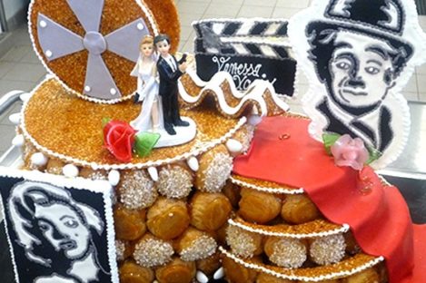 Mariage dessert thème cinéma