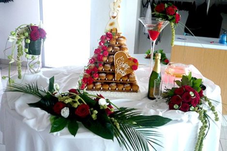 Mariage dessert pièce montée