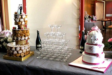 Mariage dessert champagne traiteur